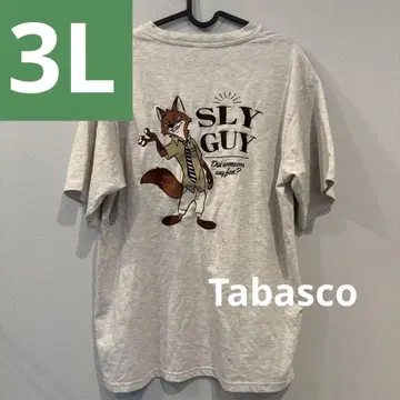 디즈니 주토피아 닉 자수 티셔츠 3L