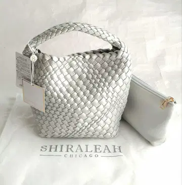 SHIRALEAH 시라레아 인트레차트 메쉬 백 티아라 실버