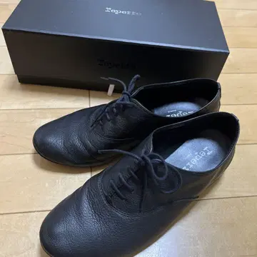 레페토 블랙 레이스업 슈즈 레페토