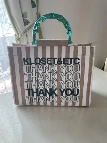 kloset etcetera 에토세트라 클로젯 토트백 자수