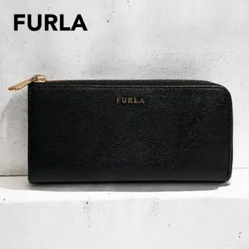 FURLA 훌라 사피아노 가죽 L자 지퍼 장지갑