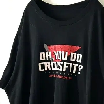 크로스핏 업스테이트 네바다 티셔츠 블랙 검정 구제 의류