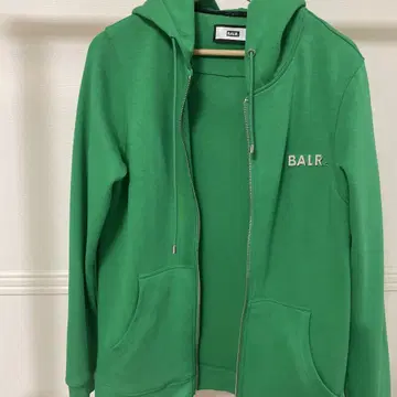 BALR. 그린 집업 후드티 S