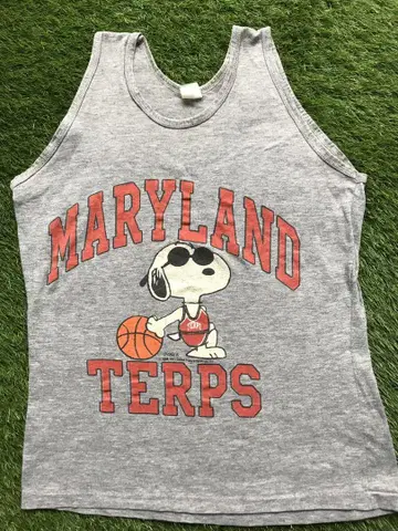 90s USA제 스누피 탱크탑 MARYLAND TERPS