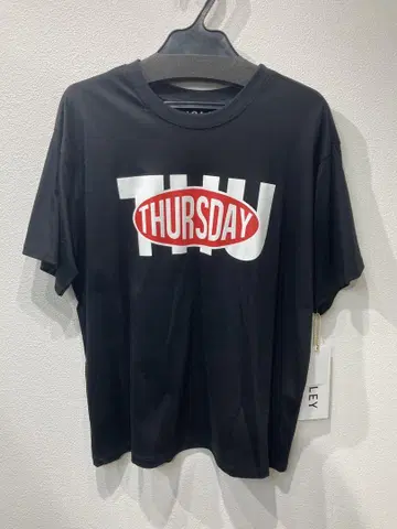 RISLEY 위클리 티셔츠 Thursday 블랙