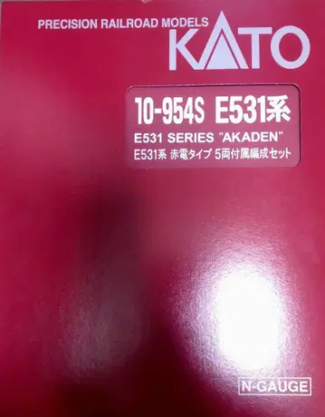 KATO 10-954S E531계 빨간 전차 타입 5량 부속 세트