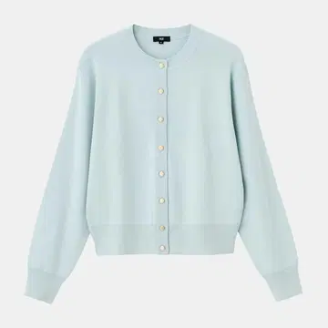 UV 차단 메탈 버튼 가디건 63 블루