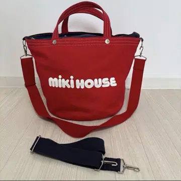 MIKI HOUSE 미키 하우스 토트백 캔버스 숄더백