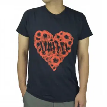 NIRVANA Poppy Heart 티셔츠