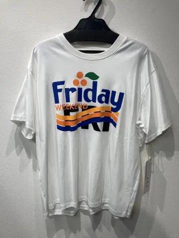 RISLEY 위클리 티셔츠 FRIDAY 화이트
