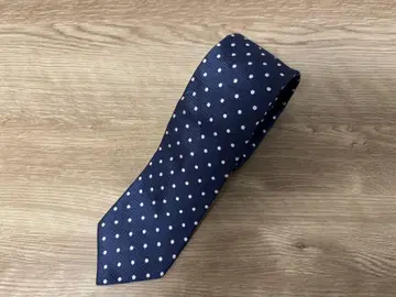 Dunhill 도트 무늬 넥타이 새상품급