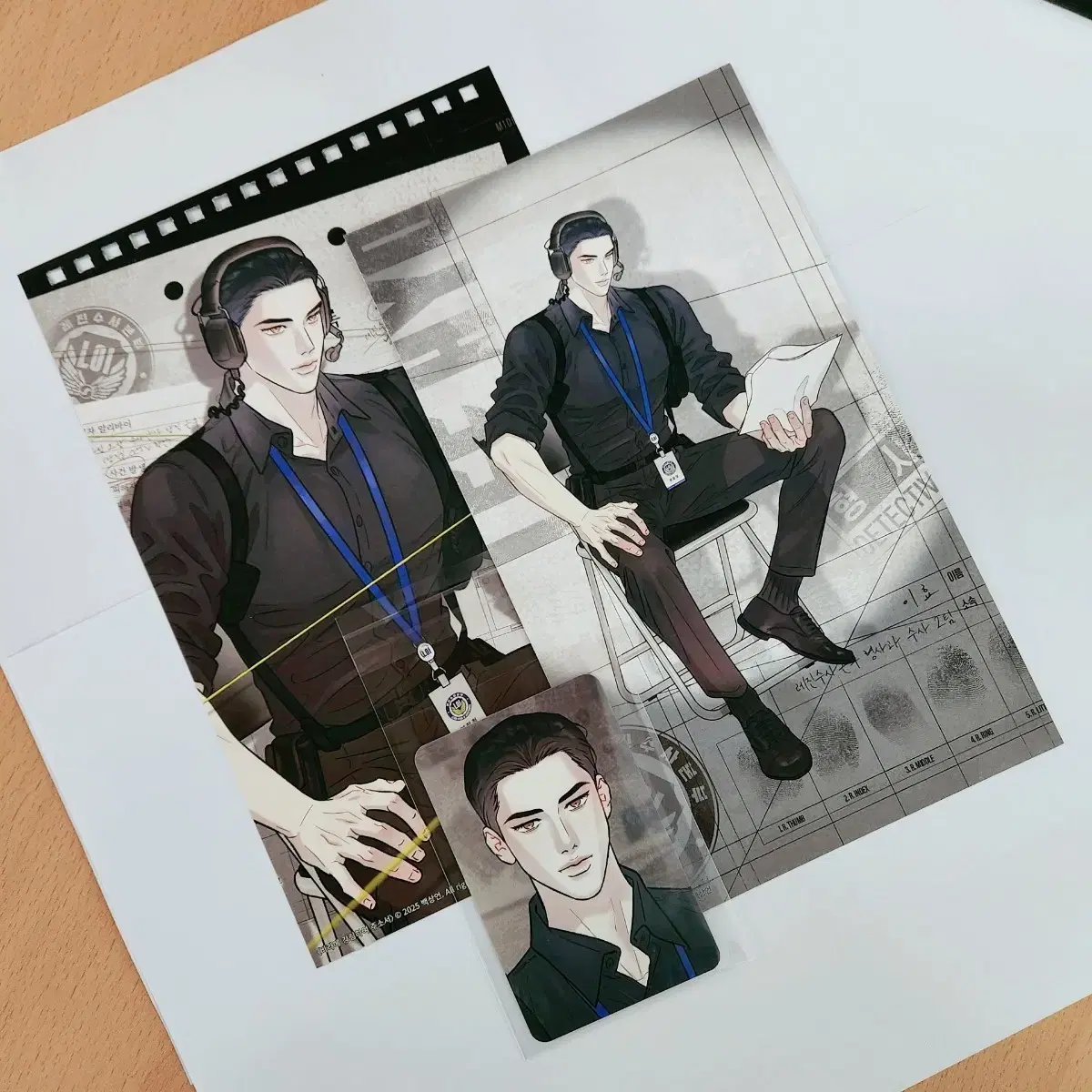 Resin season's greetings Lee Hyo calendar individual poca postcard buncheol wts.