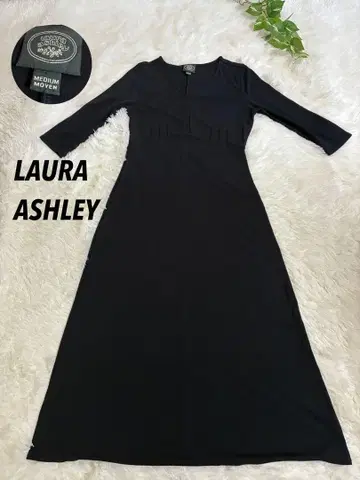 Laura ashley 블랙 롱 원피스 M 신축성 있음 발표회