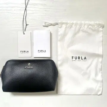 FURLA 파우치 블랙 골드
