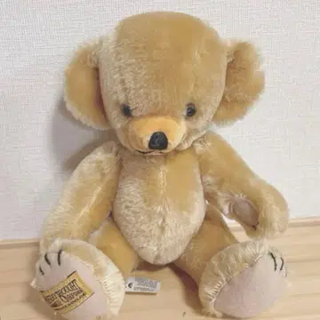 빈티지 치키 멜리 소트 테디베어 곰 봉제 인형 브라운 브라운