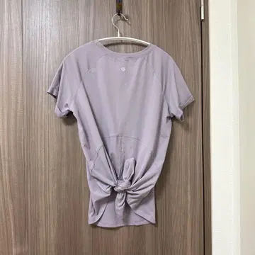 룰루레몬 연보라 라운드넥 2way 반팔 셔츠