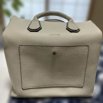 화이트 가죽풍 토트 백팩 백