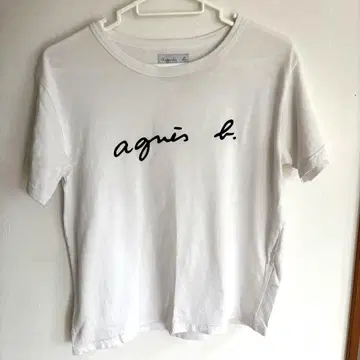 에네스베 agnes b. 화이트 티셔츠 T1