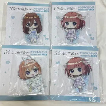 5등분 신부 아크릴 스탠드 4개 세트