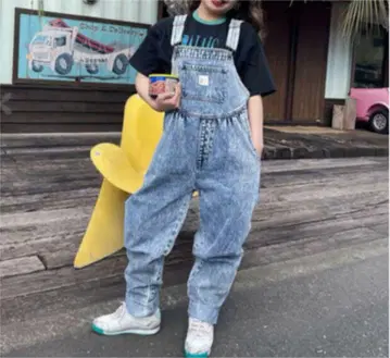 Peco Club 케미컬 데님 오버롤