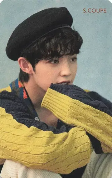 SEVENTEEN 흩날리는 꽃잎 S.COUPS 트레이딩 카드 Blue