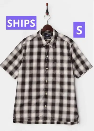 SHIPS 수입 고급 원단 미국제 반팔 셔츠