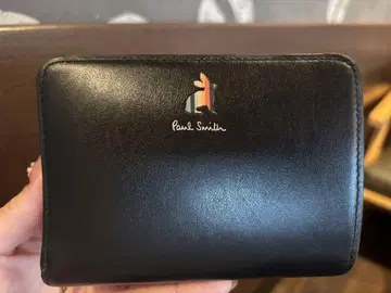 [새상품급] [반값] PaulSmith 접이식 지갑 블랙 토끼