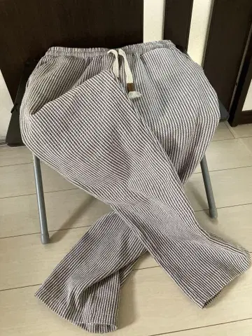 보더 무늬 팬츠
