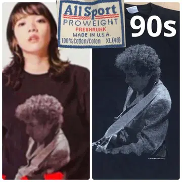 611 밥 딜런 밥 딜런 아이묭 착용 1994년 제작 티셔츠