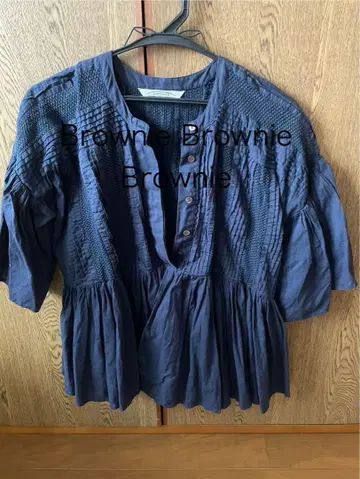 Torrazzo Donna 5부 소매 셔츠 블라우스 플리츠