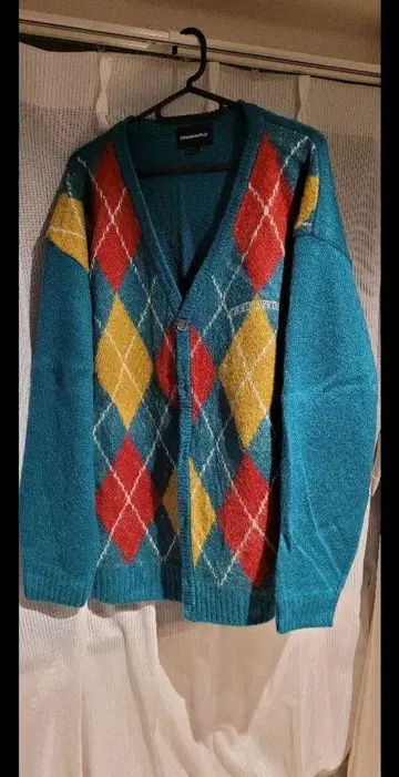 thisisneverthat Argyle 니트 가디건