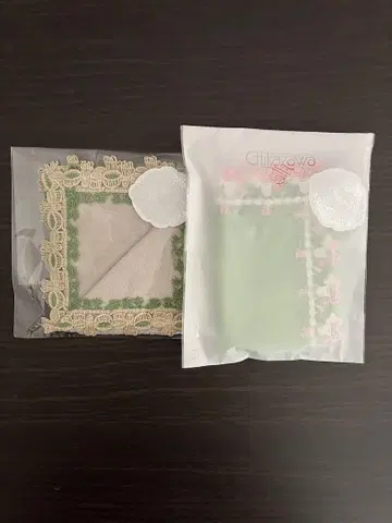 긴카자와 레이스 손수건 다도 꽃보다 단팥떡 2장 세트