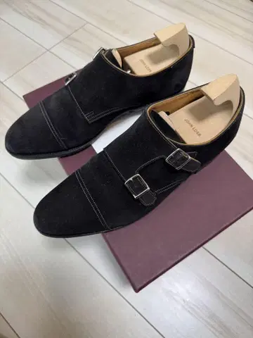 정가 30만 레어 8E JOHN LOBB 윌리엄 스웨이드 블랙