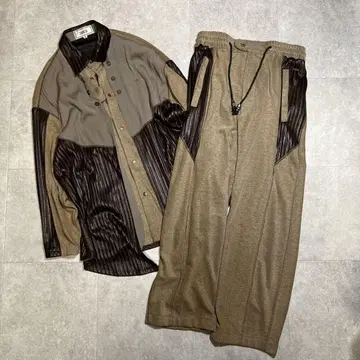90s Japan Vintage 셋업 상하의 48 챠라계
