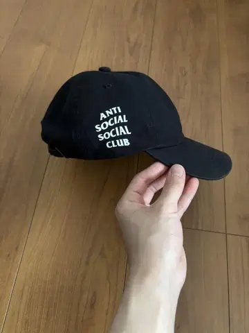 ANTI SOCIAL SOCIAL CLUB 야구 모자 블랙