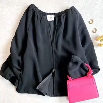 새상품급 유나이티드 애로우즈 COMFY 개더 노카라 블루종 2024 별주
