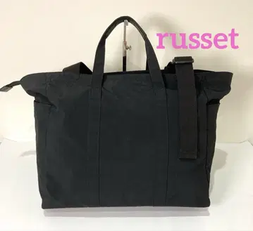새상품급 러셋 russet 2way 숄더백 블랙 큰 사이즈
