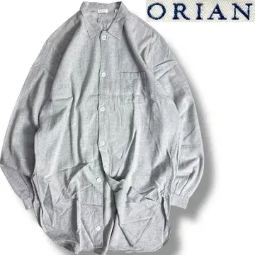 J7193 새상품급 오리안 현행 택 캐주얼 셔츠 그레이 M ORIAN
