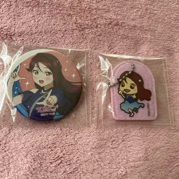 사쿠라나이 리코 캔뱃지 키링 Aqours