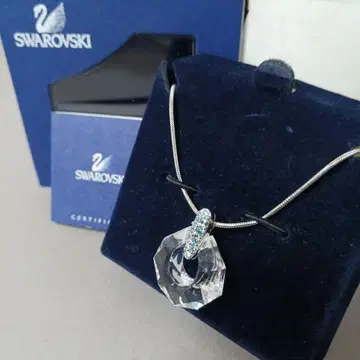 [고품질] SWAROVSKI 스와로브스키 목걸이 대형 큐빅 링 형태