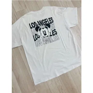 TONY TAIZSUN MICKEY LA TEE WHITE 티셔츠