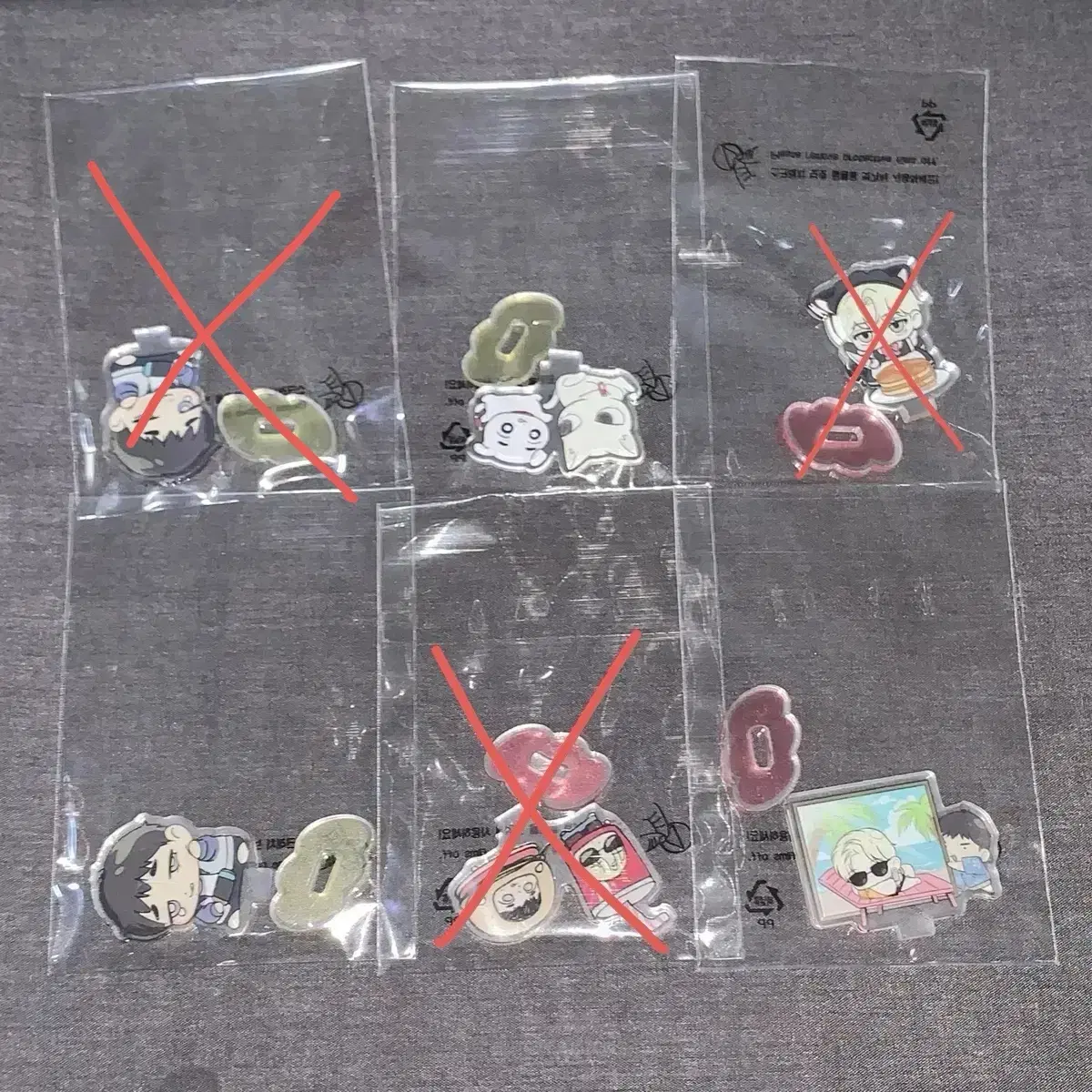 Backlight Collection Mini Acrylic Stand 3pc Bulk wts