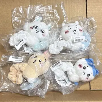미사용 새상품 치이카와 봉제 인형 스크런치 치이카와 하치와레 토끼 모몽가