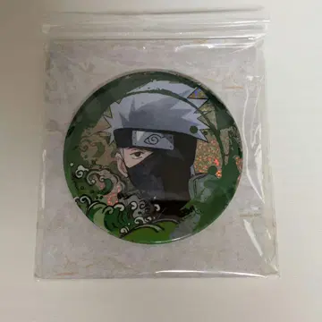 NARUTO 하타케 카카시 큰 반짝이 캔뱃지