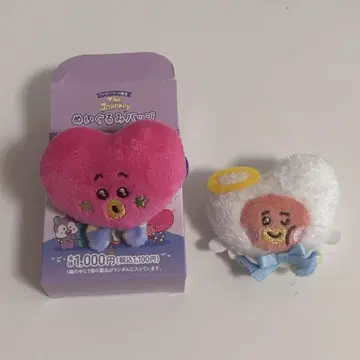 BT21 봉제 인형 배지 훼미리마트 한정판 TATA 타타