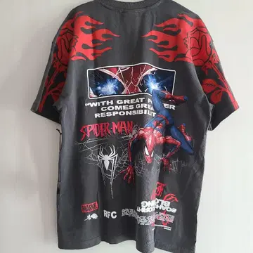 Civilregime x 마블 스파이더맨 티셔츠 MARVEL