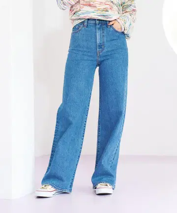 새상품 24 Levi's/리바이스 RIBCAGE WIDE LEG