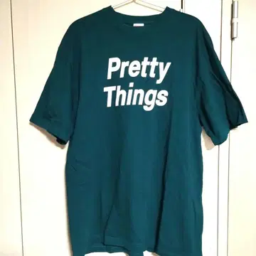 Pretty Things 티셔츠 XL 그린 그린 카페