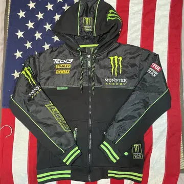 Monster Energy TECH3 자수 집업 후드티