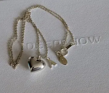 &lottie andwang DEEPBROW 목걸이 하트 실버